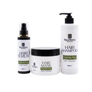 Paula Rocca Sulphate Free Hair Shampoo (500ml), Hair Serum(100ml), Hair Mask(350ml)-Combo Pack